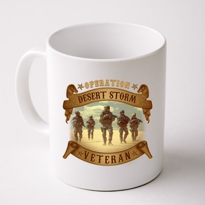 Vintage Operation Desert Storm Veteran Coffee Mug