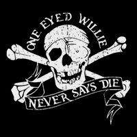 Vintage One Eyed Willie Never Says Die Womens Tank Top