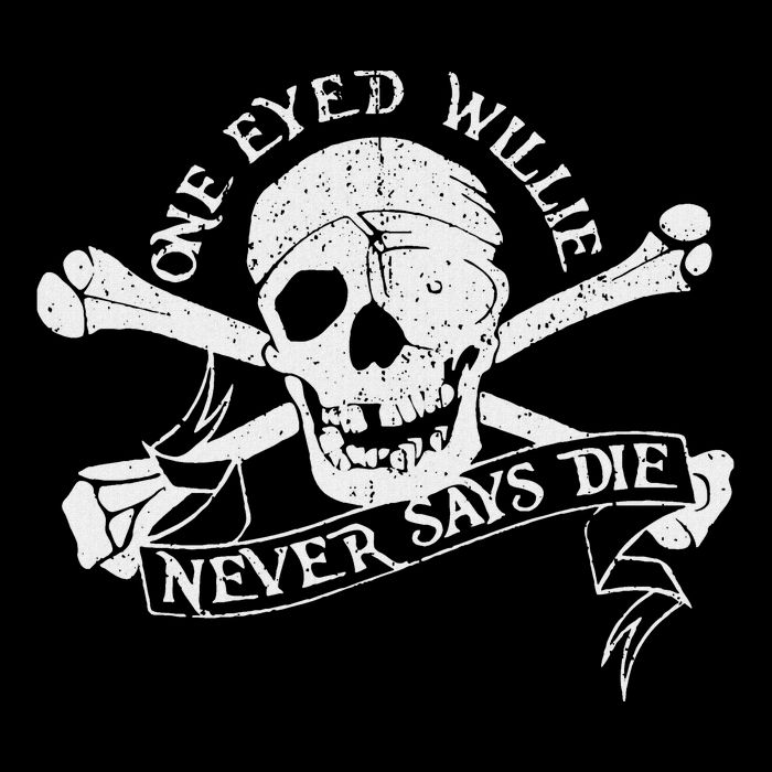Vintage One Eyed Willie Never Says Die Womens Tank Top