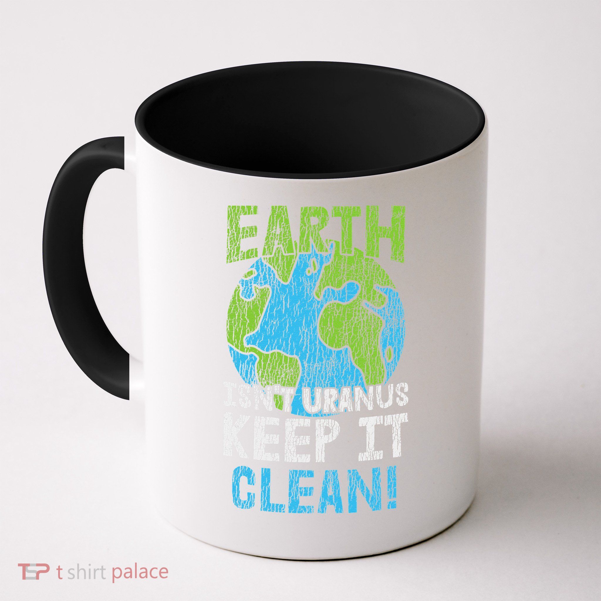 Vintage Our Earth Isn't Uranus Climate Change Earth Day Mug