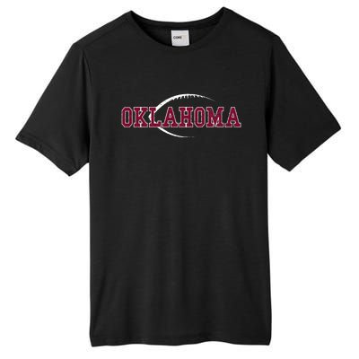 Vintage Oklahoma Football Icon Tall Fusion ChromaSoft Performance T-Shirt