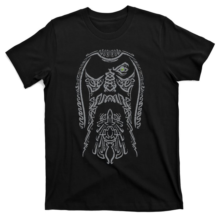 Viking Odin Face Norse Mythology God T-Shirt