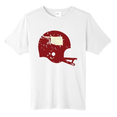 Vintage Oklahoma Football Helmet State Outline Tall Fusion ChromaSoft Performance T-Shirt