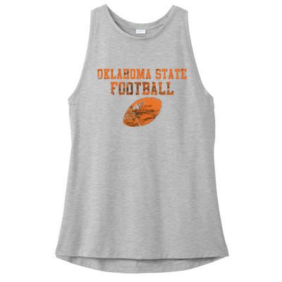 Vintage Oklahoma Football Ladies PosiCharge Tri-Blend Wicking Tank