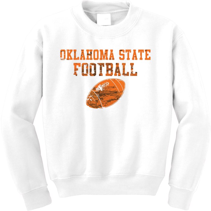 Vintage Oklahoma Football Kids Sweatshirt