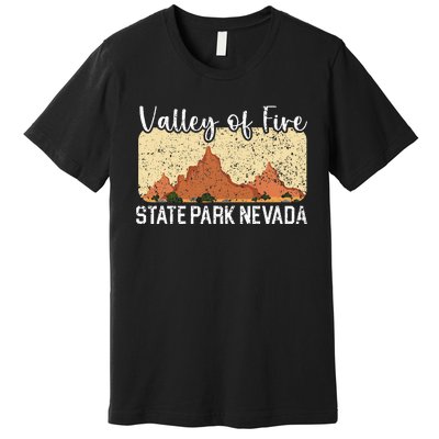 Valley Of Fire State Park Nevada Usa America Nevadans Premium T-Shirt