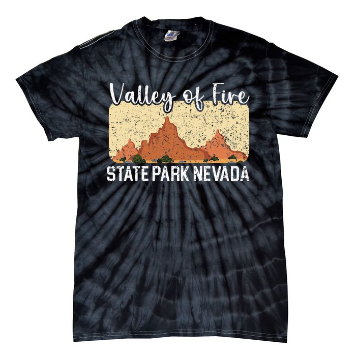 Valley Of Fire State Park Nevada Usa America Nevadans Tie-Dye T-Shirt