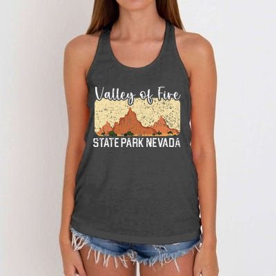 Valley Of Fire State Park Nevada Usa America Nevadans Women's Knotted Racerback Tank