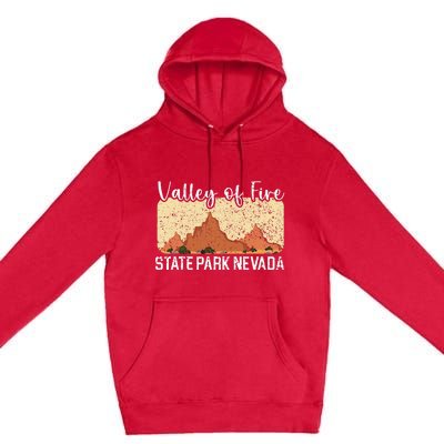 Valley Of Fire State Park Nevada Usa America Nevadans Premium Pullover Hoodie