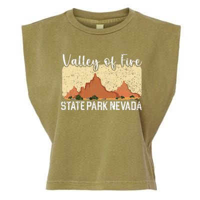 Valley Of Fire State Park Nevada Usa America Nevadans Garment-Dyed Women's Muscle Tee