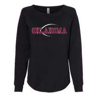 Vintage Oklahoma Football Icon Womens California Wash Sweatshirt