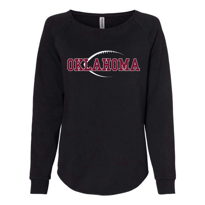 Vintage Oklahoma Football Icon Womens California Wash Sweatshirt