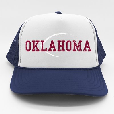 Vintage Oklahoma Football Icon Trucker Hat