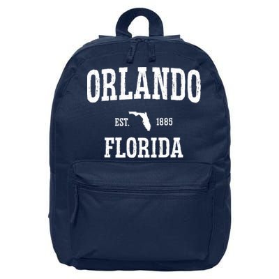 Vintage Orlando Florida Established 1885 16 in Basic Backpack