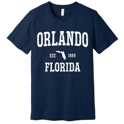 Vintage Orlando Florida Established 1885 Premium T-Shirt