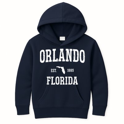 Vintage Orlando Florida Established 1885 Kids Hoodie
