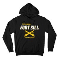 Vintage Oklahoma Fort Sill 1869 Field Artillery Hoodie