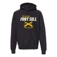 Vintage Oklahoma Fort Sill 1869 Field Artillery Premium Hoodie