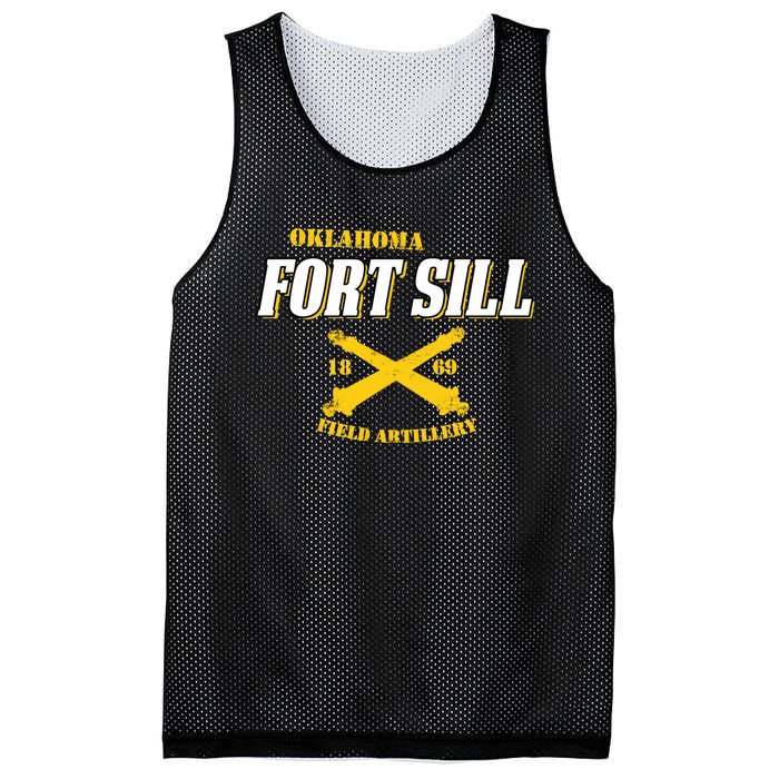 Vintage Oklahoma Fort Sill 1869 Field Artillery Mesh Reversible Basketball Jersey Tank