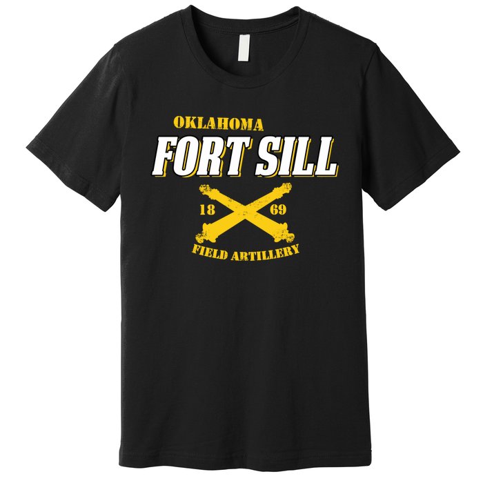 Vintage Oklahoma Fort Sill 1869 Field Artillery Premium T-Shirt