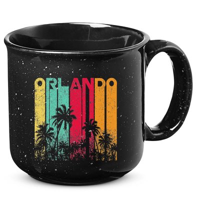 Vintage Orlando Florida Vacation Souvenir 15oz Campfire Ceramic Mug