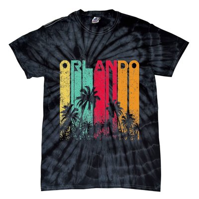 Vintage Orlando Florida Vacation Souvenir Tie-Dye T-Shirt