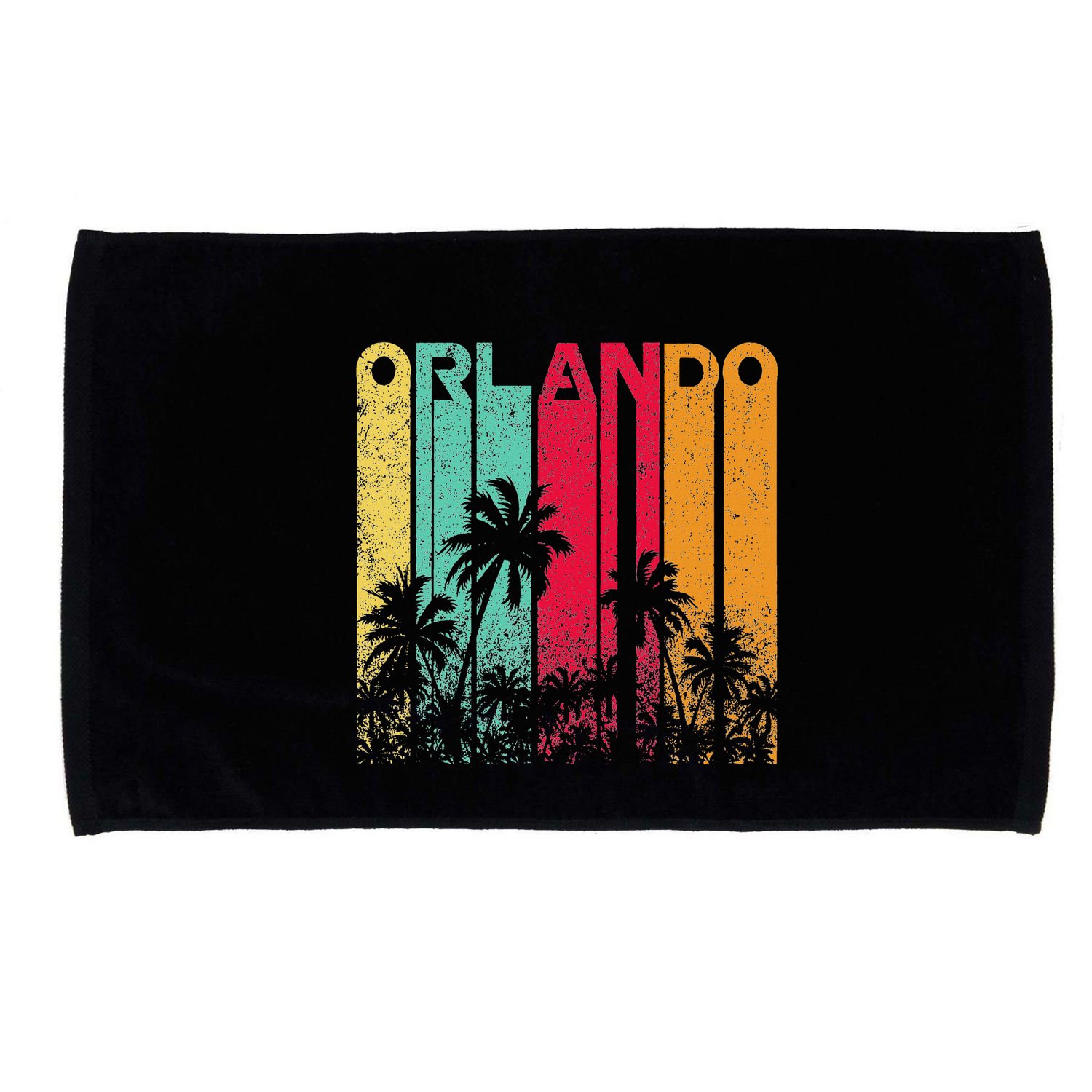 Vintage Orlando Florida Vacation Souvenir Microfiber Hand Towel