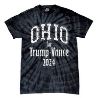 Vintage Ohio For Trump Vance 2024 Jd Vance Vp Donald Trump Tie-Dye T-Shirt