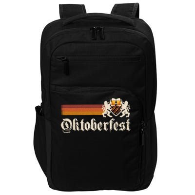 Vintage Oktoberfest German Beer Drinking Festival Impact Tech Backpack