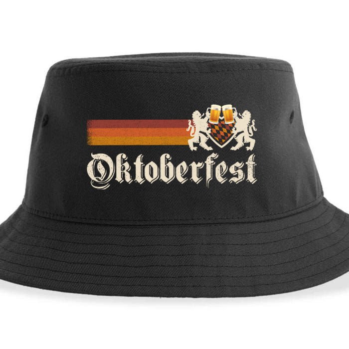 Vintage Oktoberfest German Beer Drinking Festival Sustainable Bucket Hat