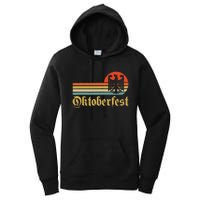 Vintage Oktoberfest German Flag Beer Drinking Women's Pullover Hoodie