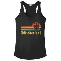 Vintage Oktoberfest German Flag Beer Drinking Ladies PosiCharge Competitor Racerback Tank