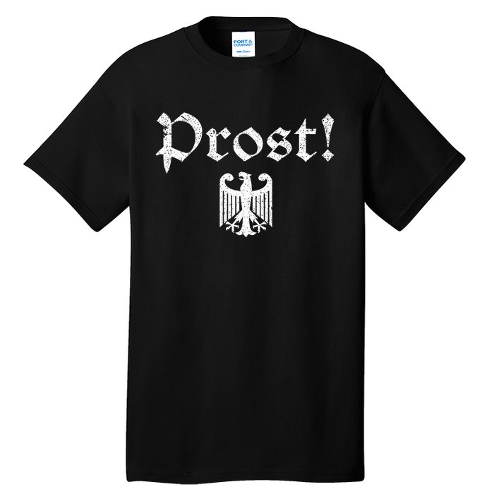 Vintage Oktoberfest German Coat Of Arms Prost Tall T-Shirt