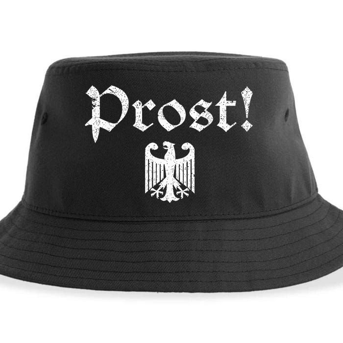 Vintage Oktoberfest German Coat Of Arms Prost Sustainable Bucket Hat