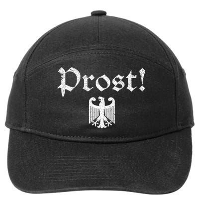 Vintage Oktoberfest German Coat Of Arms Prost 7-Panel Snapback Hat