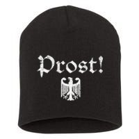 Vintage Oktoberfest German Coat Of Arms Prost Short Acrylic Beanie