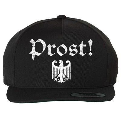 Vintage Oktoberfest German Coat Of Arms Prost Wool Snapback Cap