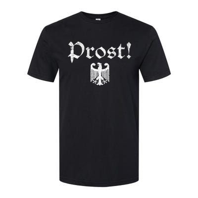 Vintage Oktoberfest German Coat Of Arms Prost Softstyle CVC T-Shirt