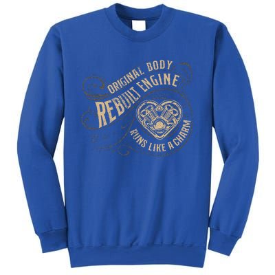 Vintage Open Heart Surgery Recovery Warrior Sweatshirt