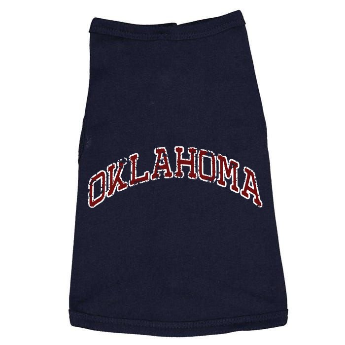 Vintage Oklahoma Home State Old Fashion Sports Fans Doggie Tank