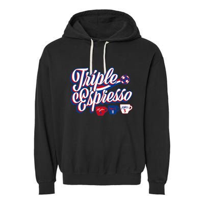 Triple Espresso  Garment-Dyed Fleece Hoodie