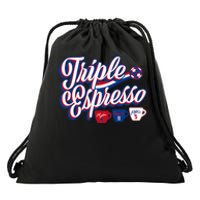 Triple Espresso  Drawstring Bag