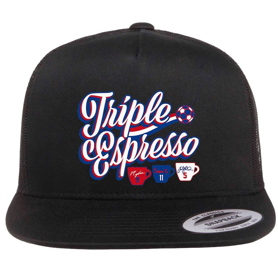 Triple Espresso  Flat Bill Trucker Hat