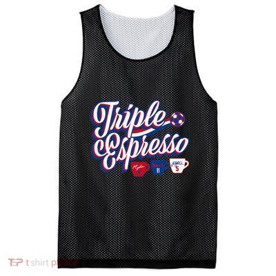 Triple Espresso  Mesh Reversible Basketball Jersey Tank