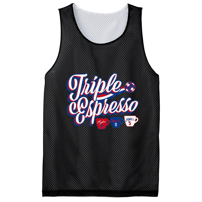 Triple Espresso  Mesh Reversible Basketball Jersey Tank