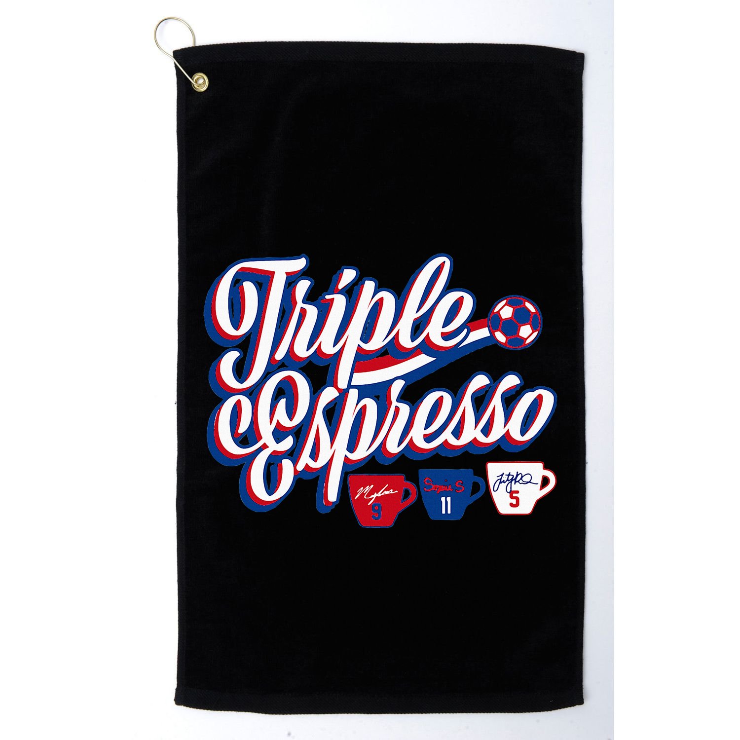 Triple Espresso  Golf Towel