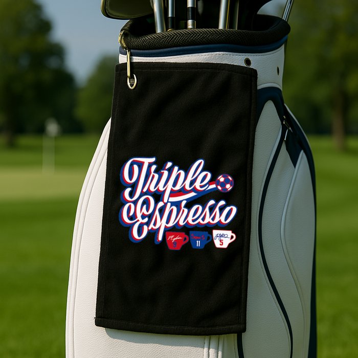 Triple Espresso  Golf Towel