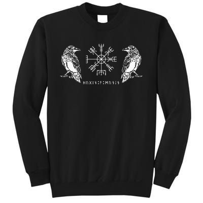 Vegvisir Odins Hugin And Munin Sweatshirt