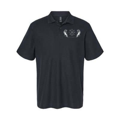 Vegvisir Odins Hugin And Munin Softstyle Adult Sport Polo