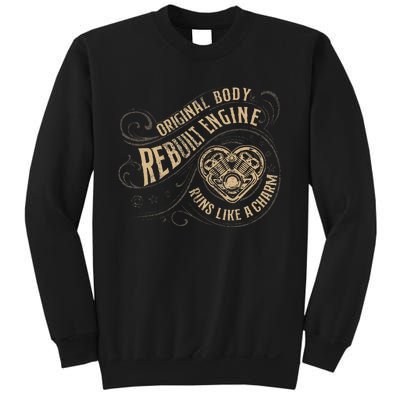 Vintage Open Heart Surgery Recovery Warrior Sweatshirt